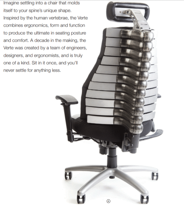 RFM Verte Chair | Ergonomic Spine Support Office Chair