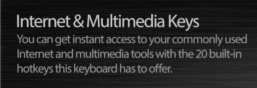 Adesso Multimedia keys 