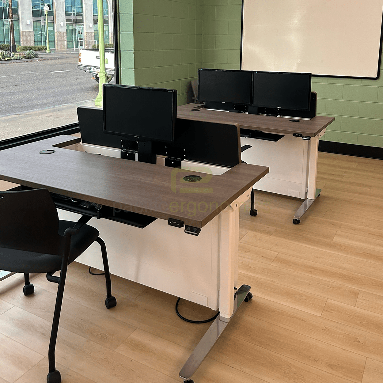 ESI 4 Piece Complete Ergonomic Office Furniture Set