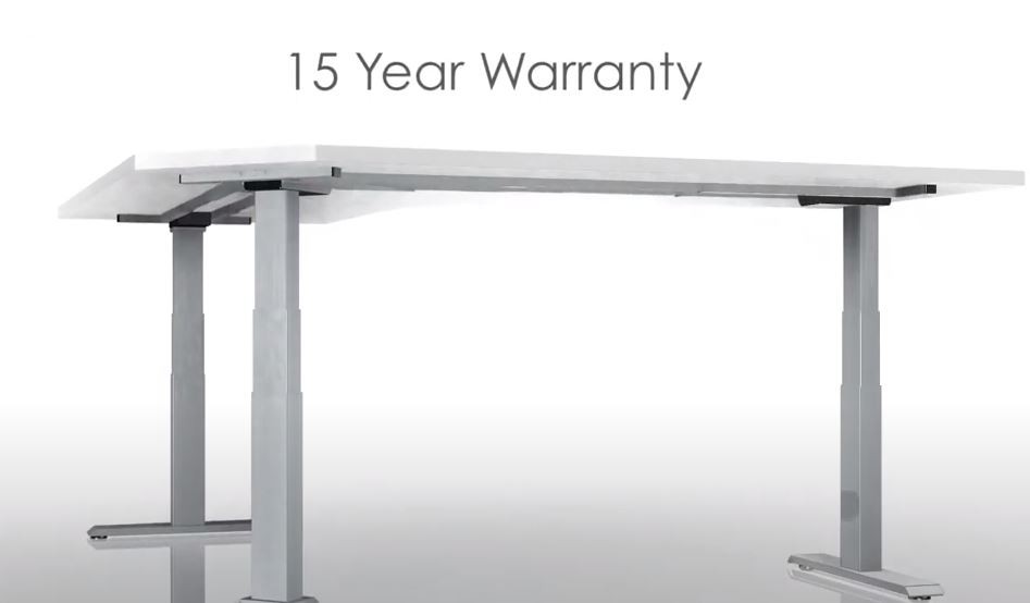 15 year warranty on commercial standing desks 