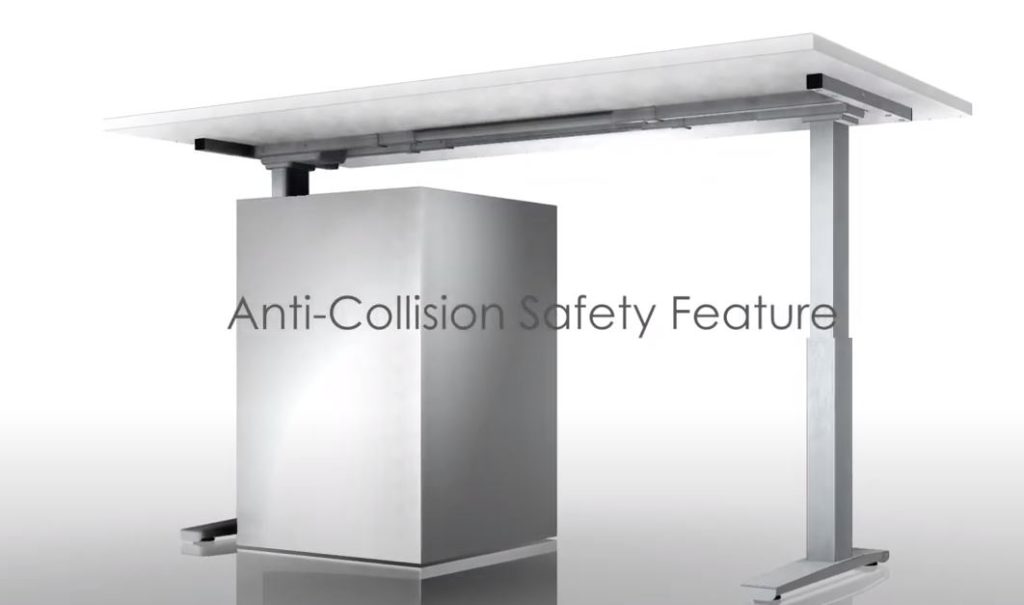 Anti-Collision Height Adjustable Table