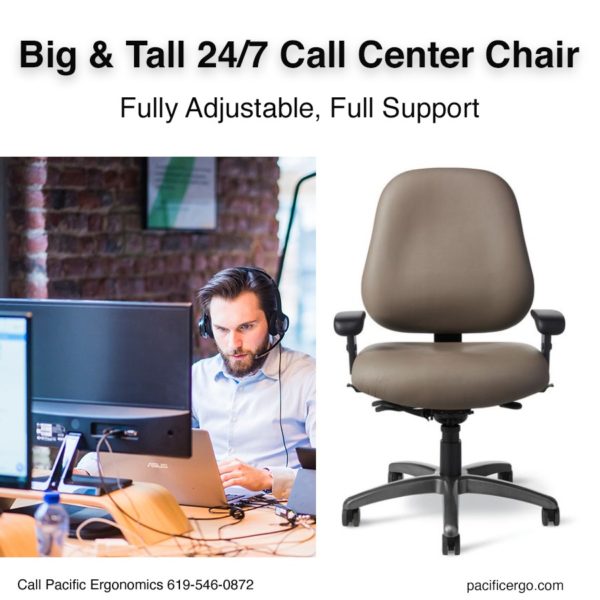 Big and Tall Call Center Chair in San Diego