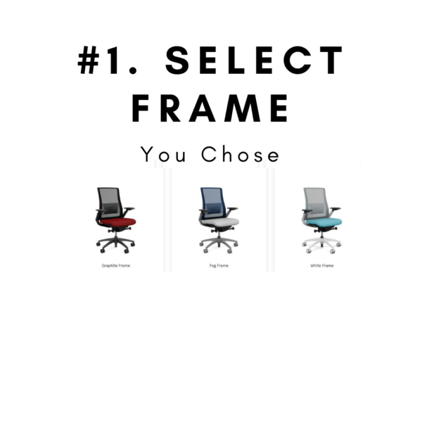 Frame options for the Vectra ergonomic chair in San Diego