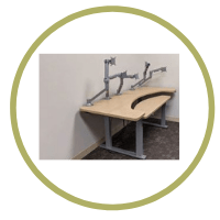 San diego reading room height adjustable tables