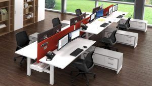 Hot Desk Sit Stand Benching