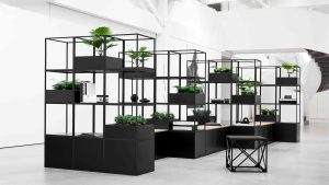Pacific Ergonomics plant divider walls