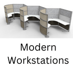 Modern office furniture workstations are sold by Pacific Ergonomics- top dealer in San Diego. 