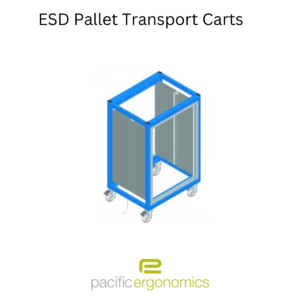 ESD pallet cart to transport sensitive items