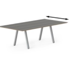 The depth of a conference table is an important considerations.