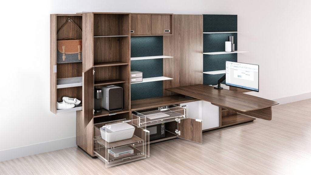 Executive Standing Desk with Storage