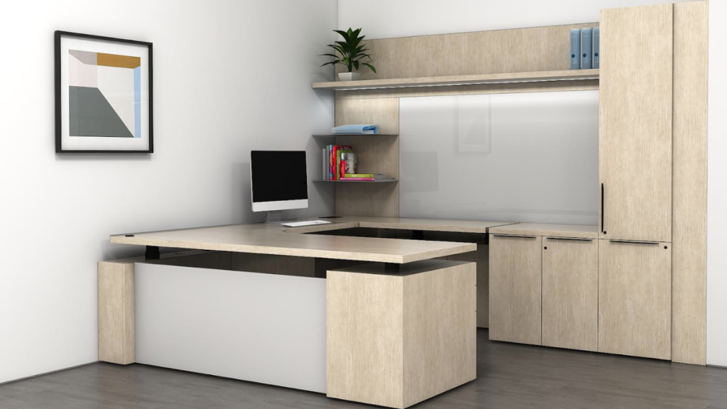 Sit Stand L Desk