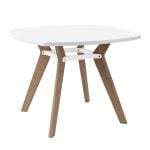 Cafe Table with white trim