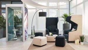 Lounge Chair with Tablet Arm