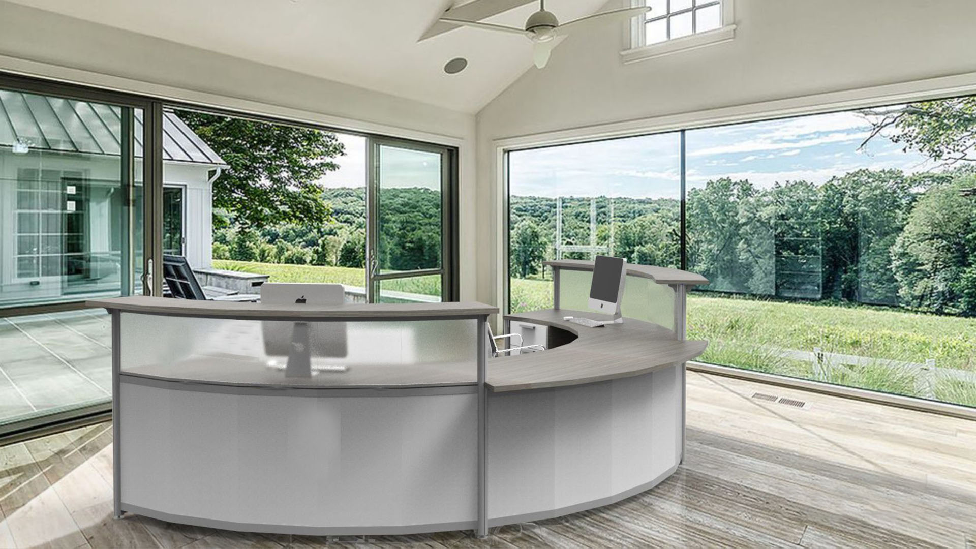 2 Person Reception Desk