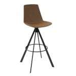 Faux Leather Counter Stool