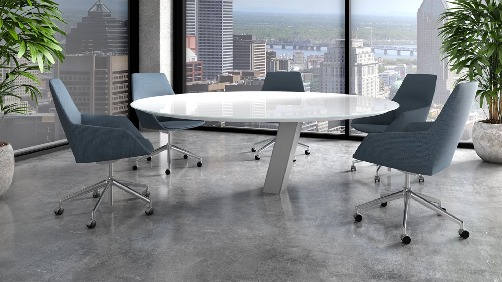 Round Conference Table