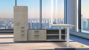 Commercial Office Desks Sit Stand