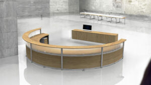 Curved Reception Desk