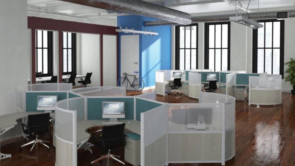 Circle Office Cubicle