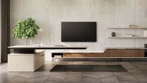 Asymmetrical Desk from Pacific Ergonomics