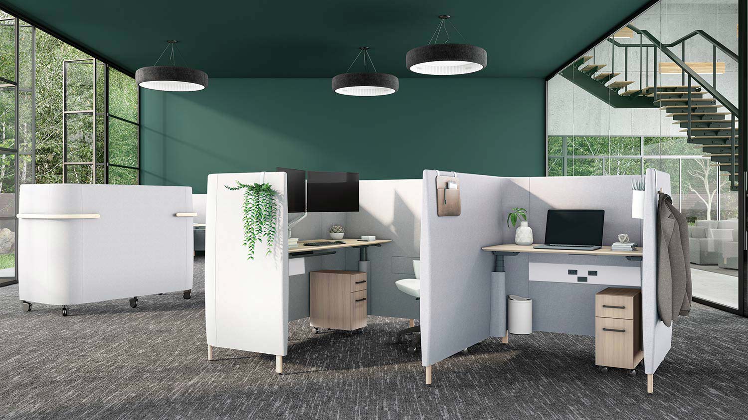 Contemporary Office Cubicles