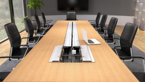Conference Table with Power Outlets
