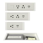 Add data, usb and outlets to your contemporary conference tables