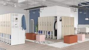 Lockers in Office