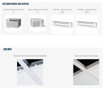 Modular inplant offices ceiling options
