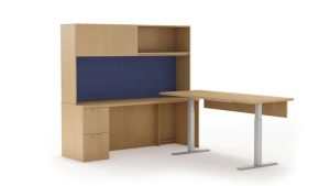 Sit to Stand Desk with Storage