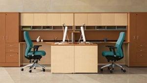 Two Person Desk Facing Each Other