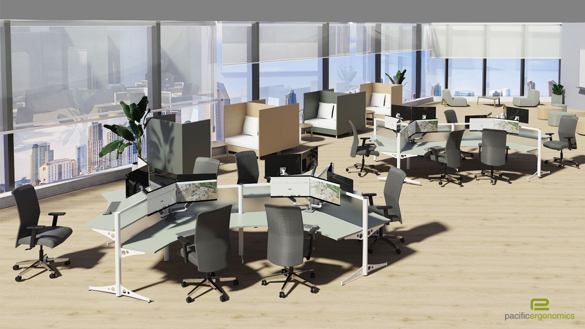 Open Plan Office Furniture Design
