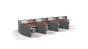 Standing partition panels