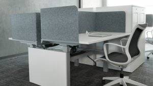 2 person standing desk