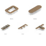 Collaborative tables for Classrooms typicals