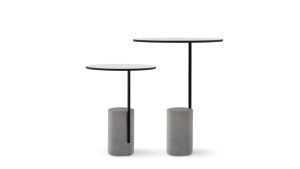 Round Side Tables Dual Height