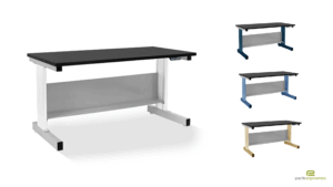 Sit Stand Lab Table with Color