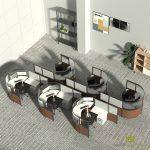 Open plan office furniture