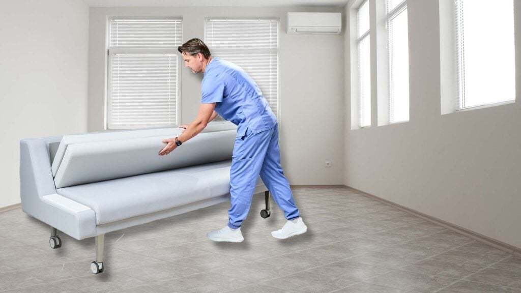 healthcare sleeper sofa
