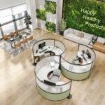 Modern office furniture round furniture