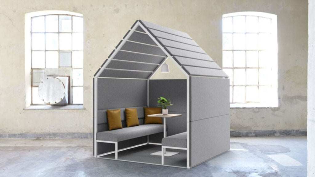 Decorative acoustic furniture office design ideas