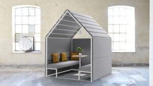 Decorative acoustic furniture office design ideas