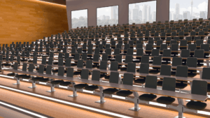 Lecture hall seating