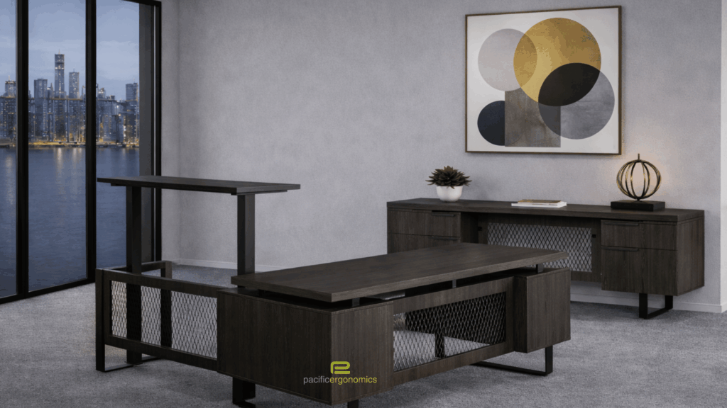 Industrial executive desk